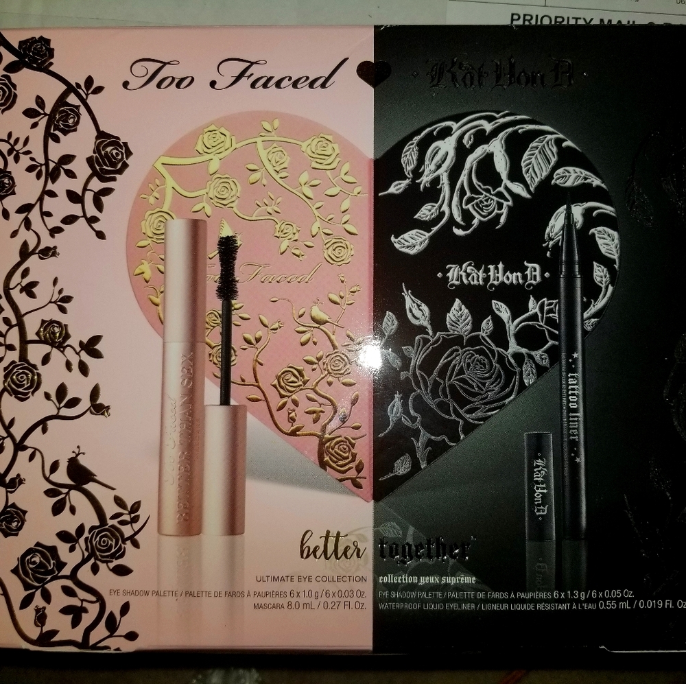 Too Faced & Kat Von D "better togerher" kit